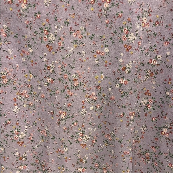 Lavender & Floral Print Skirt - Picture 3 of 7